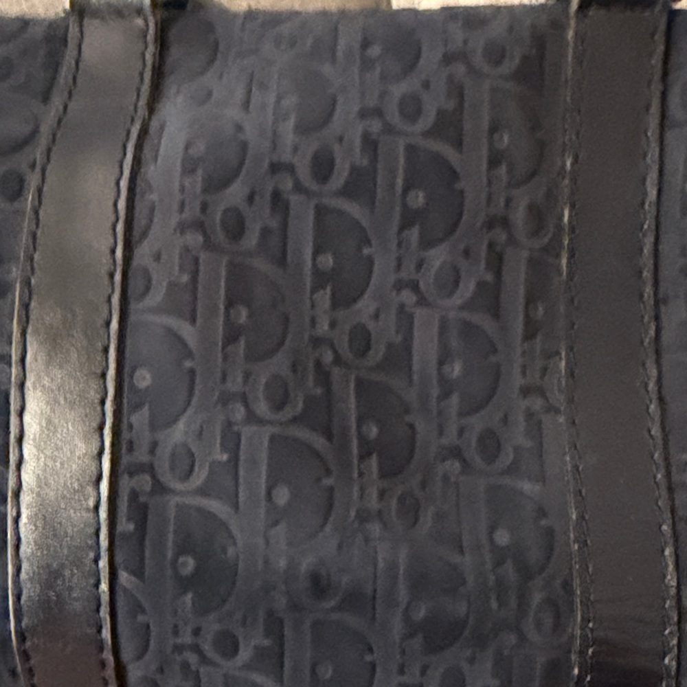 Vintage Christian Dior Suede Boston Bag w COA - Picture 5 of 8